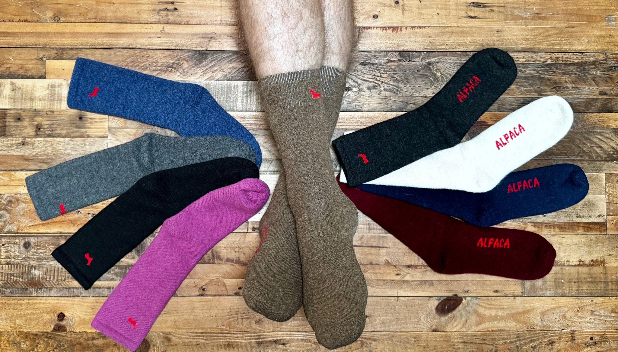 Triple Comfort Bundle: 3 Pairs of Premium Baby Alpaca Socks - Lanart Alpaca