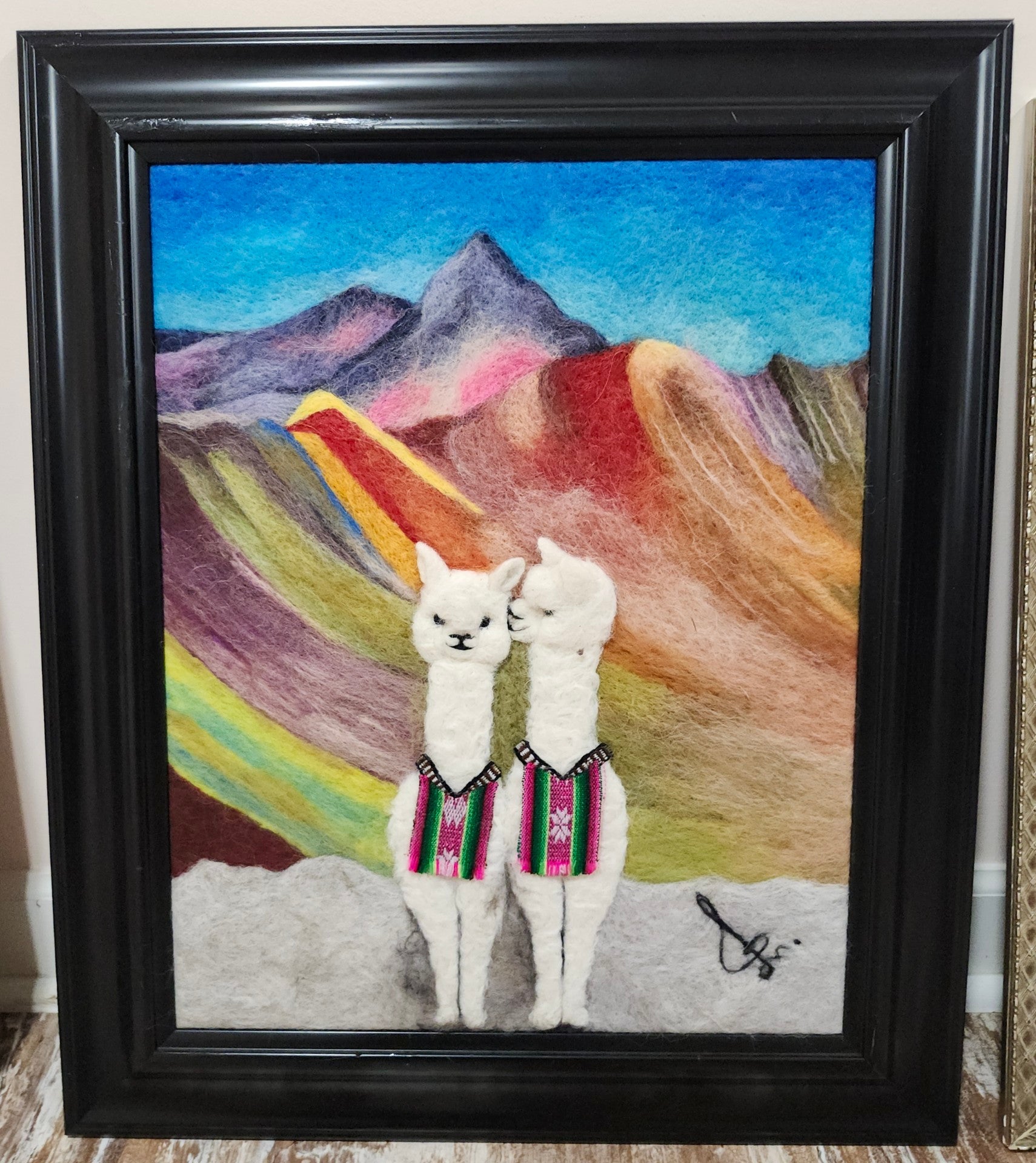 Twin Alpacas in the Mountain of Seven Colors