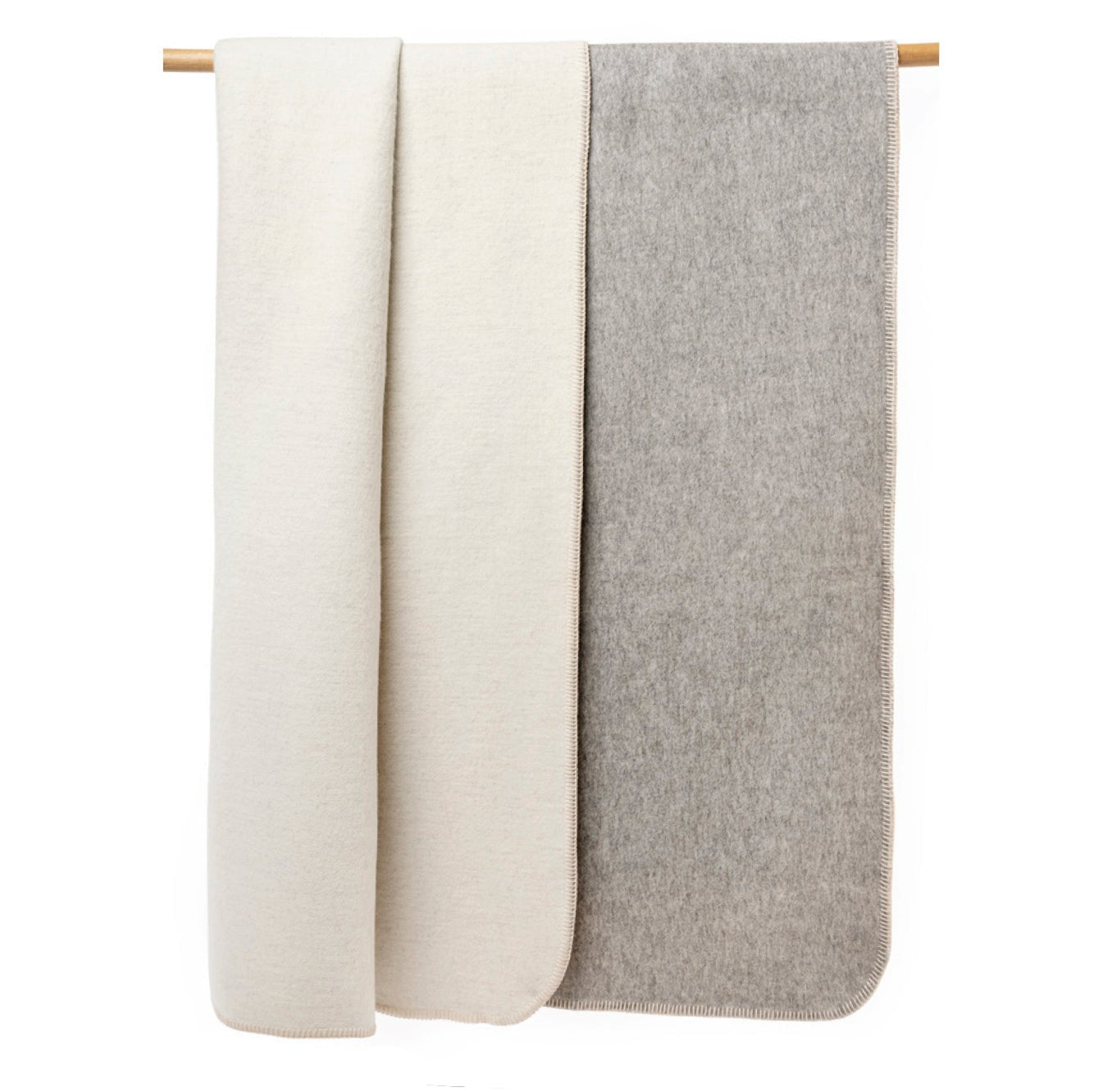 Love Throw - Bed Blanket - Reversible Baby Alpaca - Lanart Alpaca