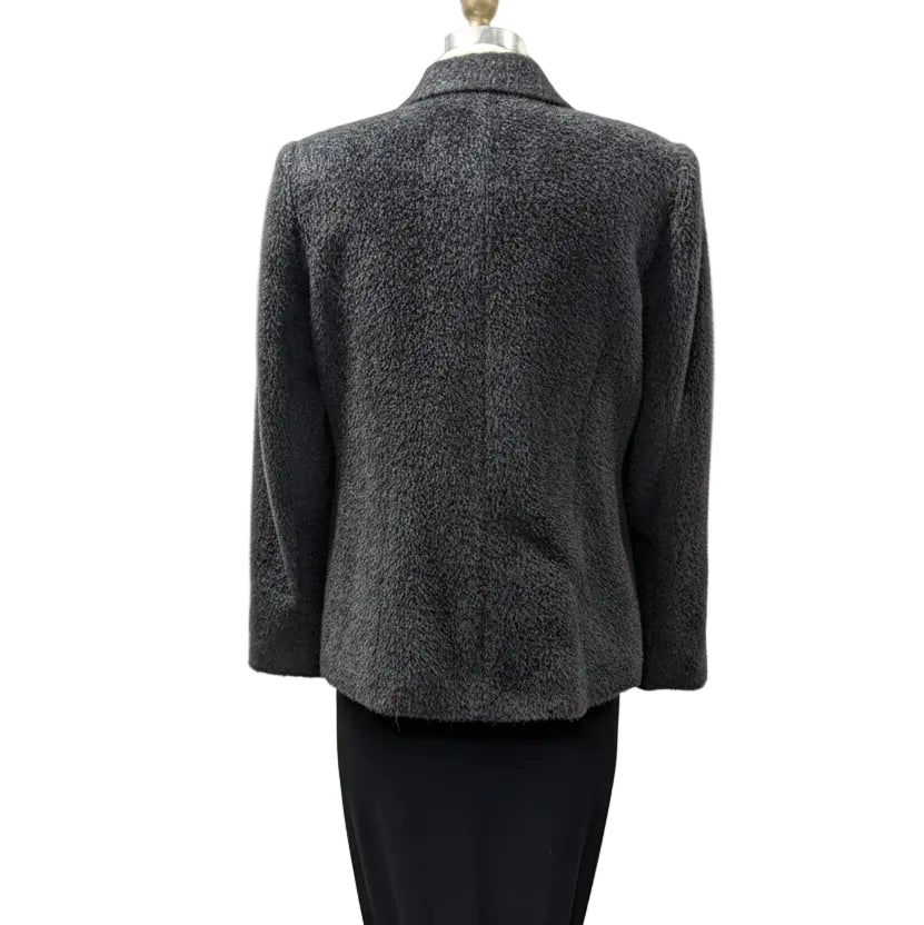 Three Button Classic Blazer: Charcoal — Studio