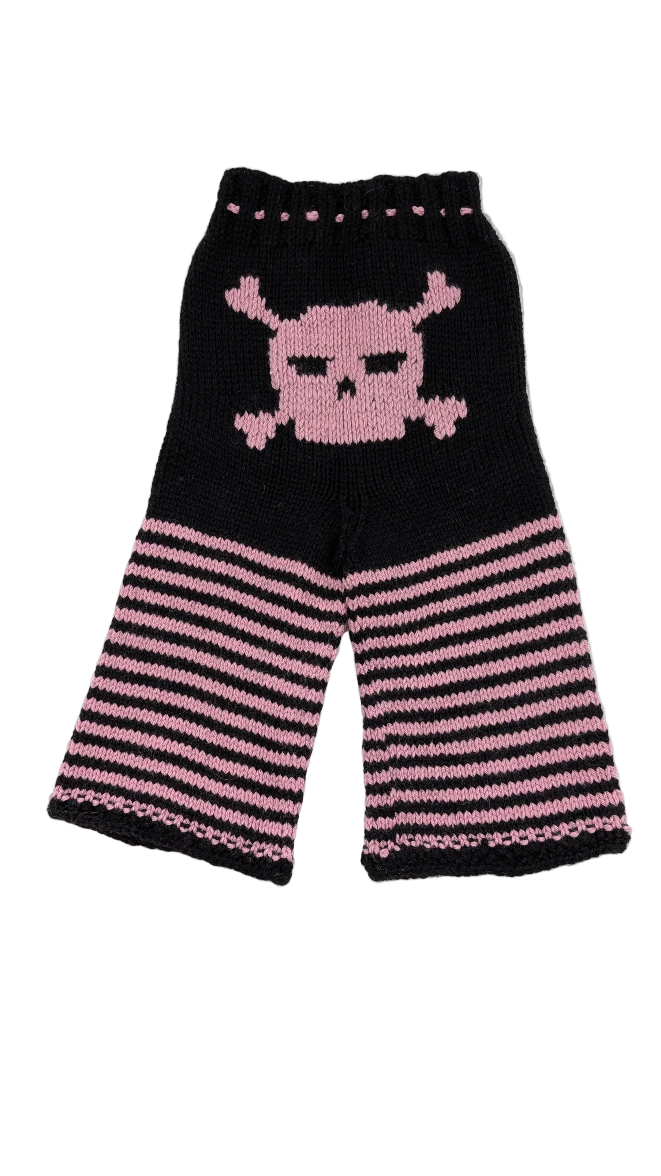 Handknit toddler wool pants