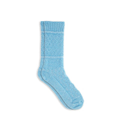 Cubism Baby Alpaca Socks-Carolina Blue