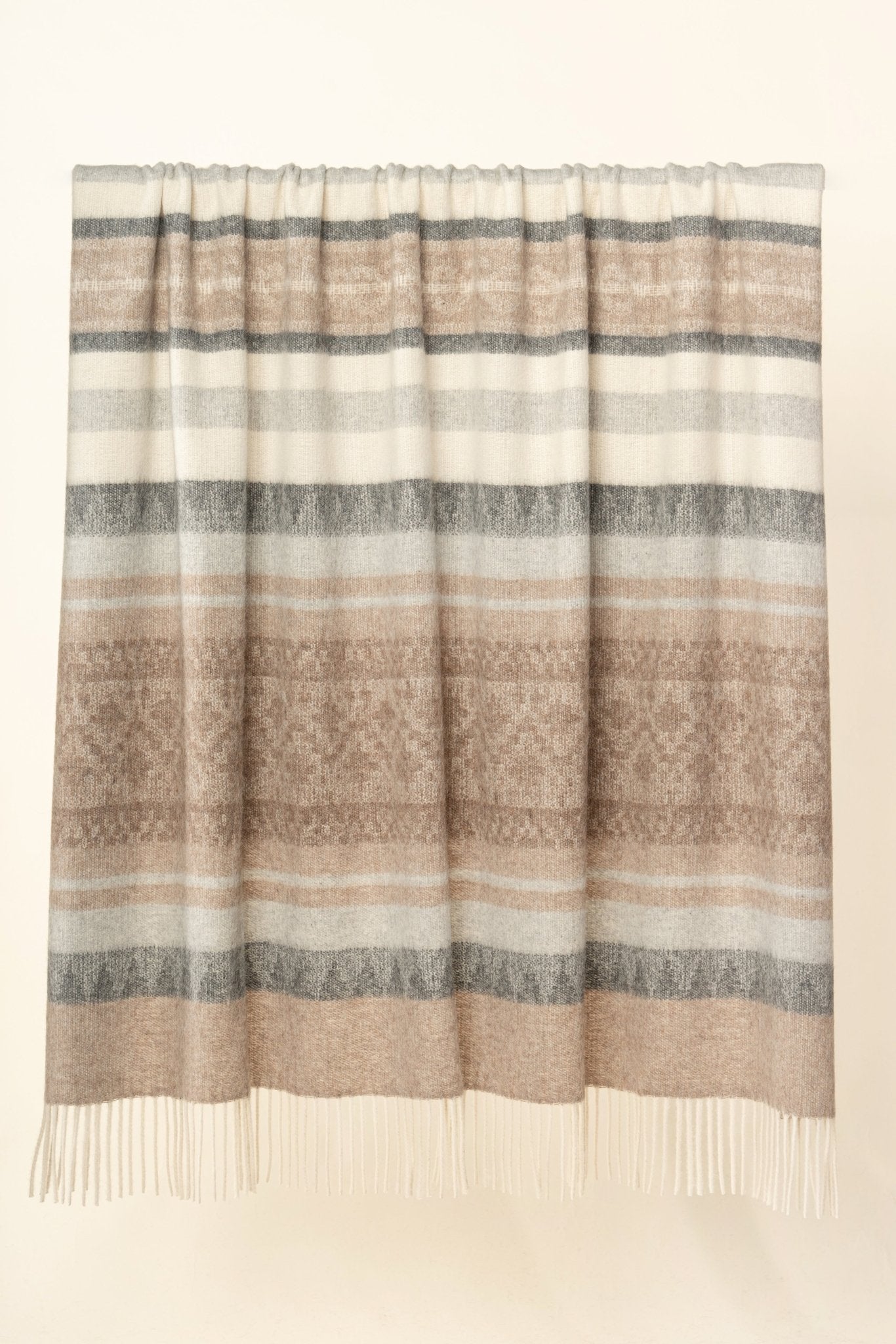 Cherokee Throw - Cumin - Lanart Alpaca