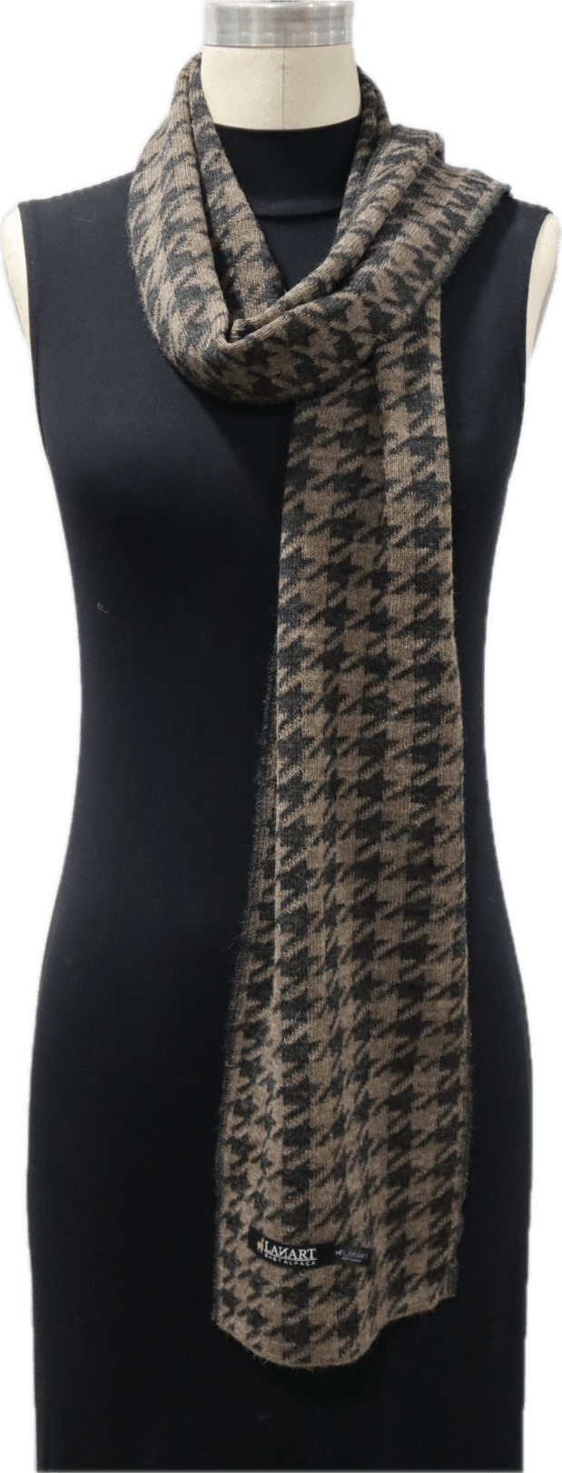 Classic Herringbone Scarf - Lanart Alpaca