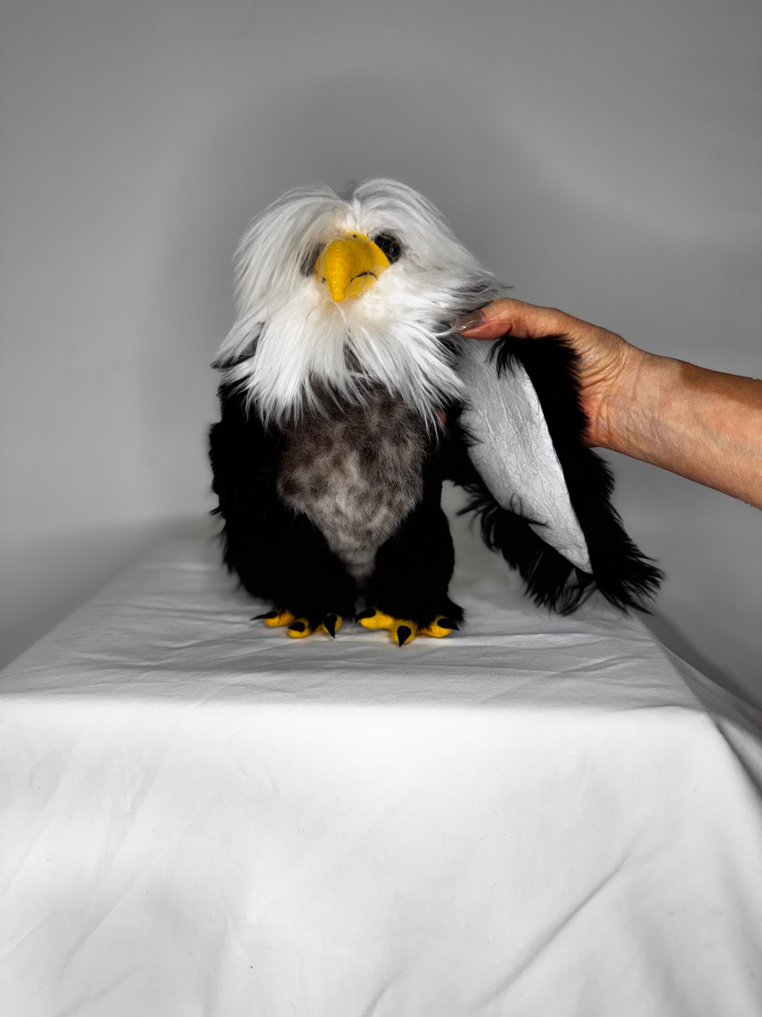 Plush Eagle: Alpaca Fur Pal