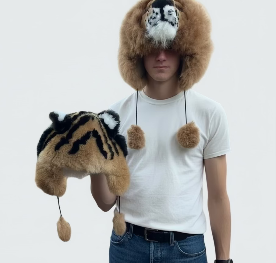 Animal Fur Hood