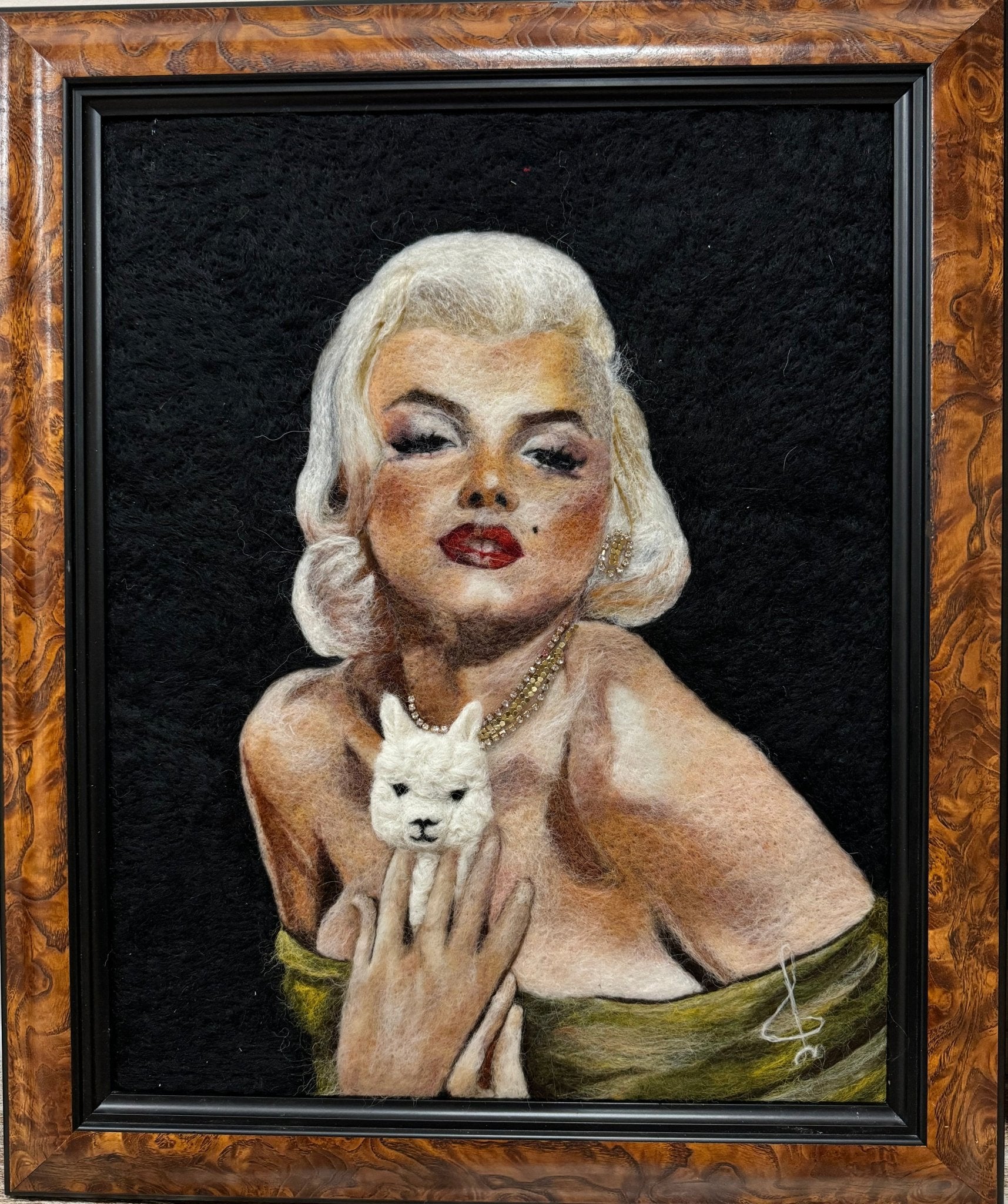 Marylin Alpaca Felted Portrait - Lanart Alpaca
