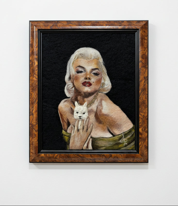 Marylin Alpaca Felted Portrait - Lanart Alpaca