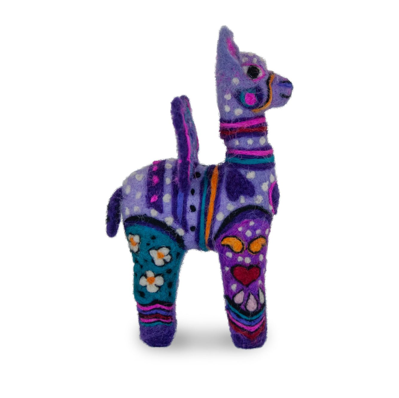 Handmade Alpaca Alebrije 6.5" - Lanart Alpaca Scupture
