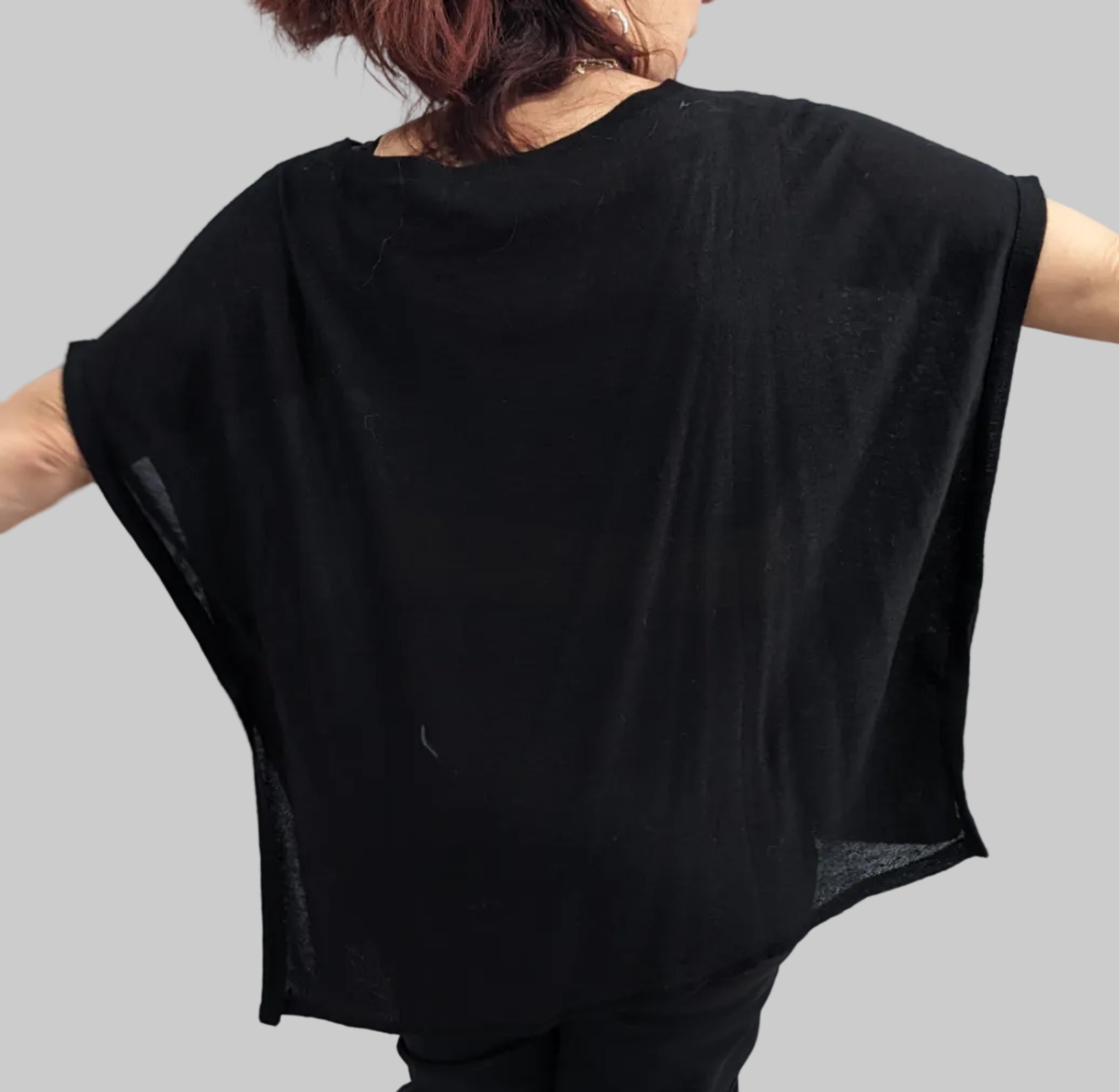 Poncho Style Pullover — Studio