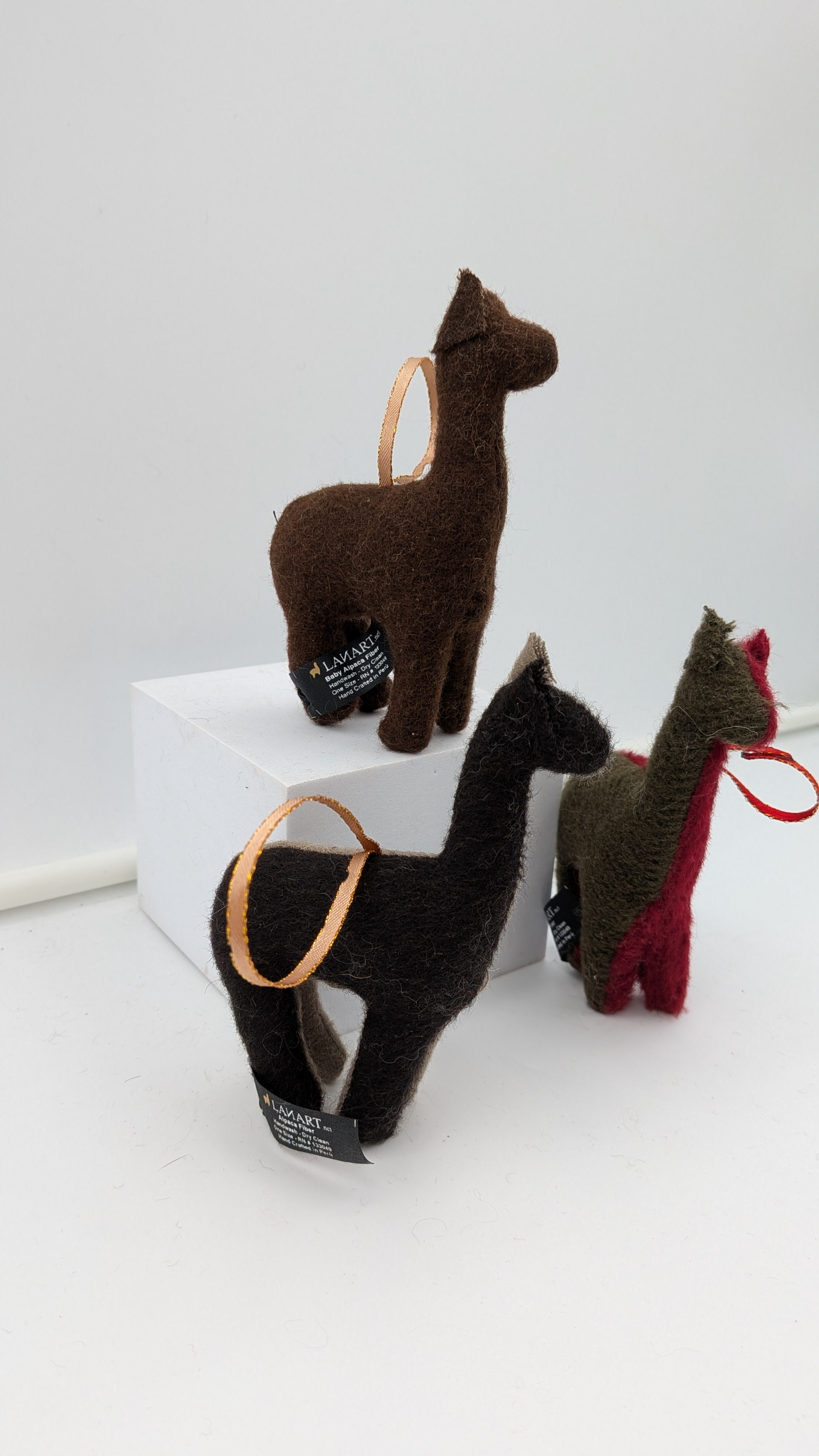 Fabric Alpaca Doll Set— Studio