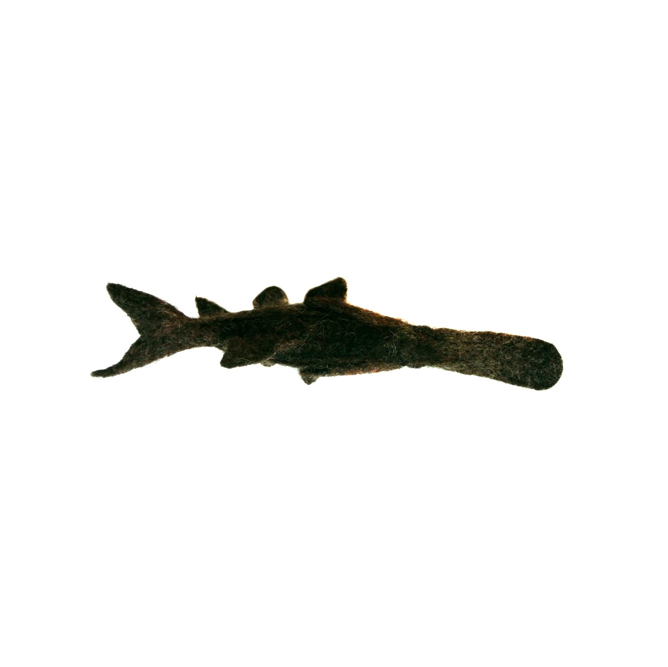 Paddlefish: Felted Alpaca Sculpture - Lanart Alpaca