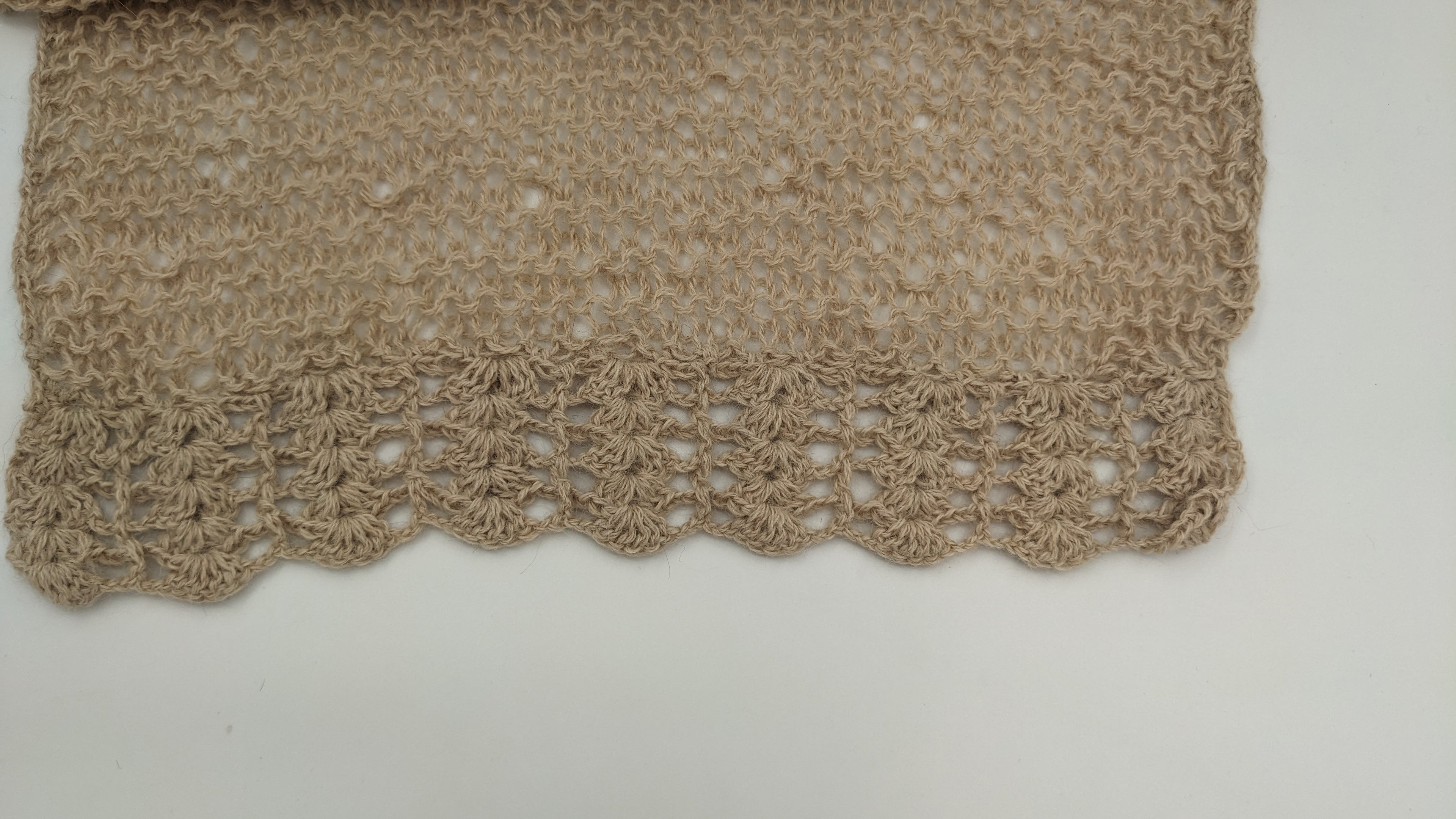 Shawl Open Knit- Baby Alpaca— Studio