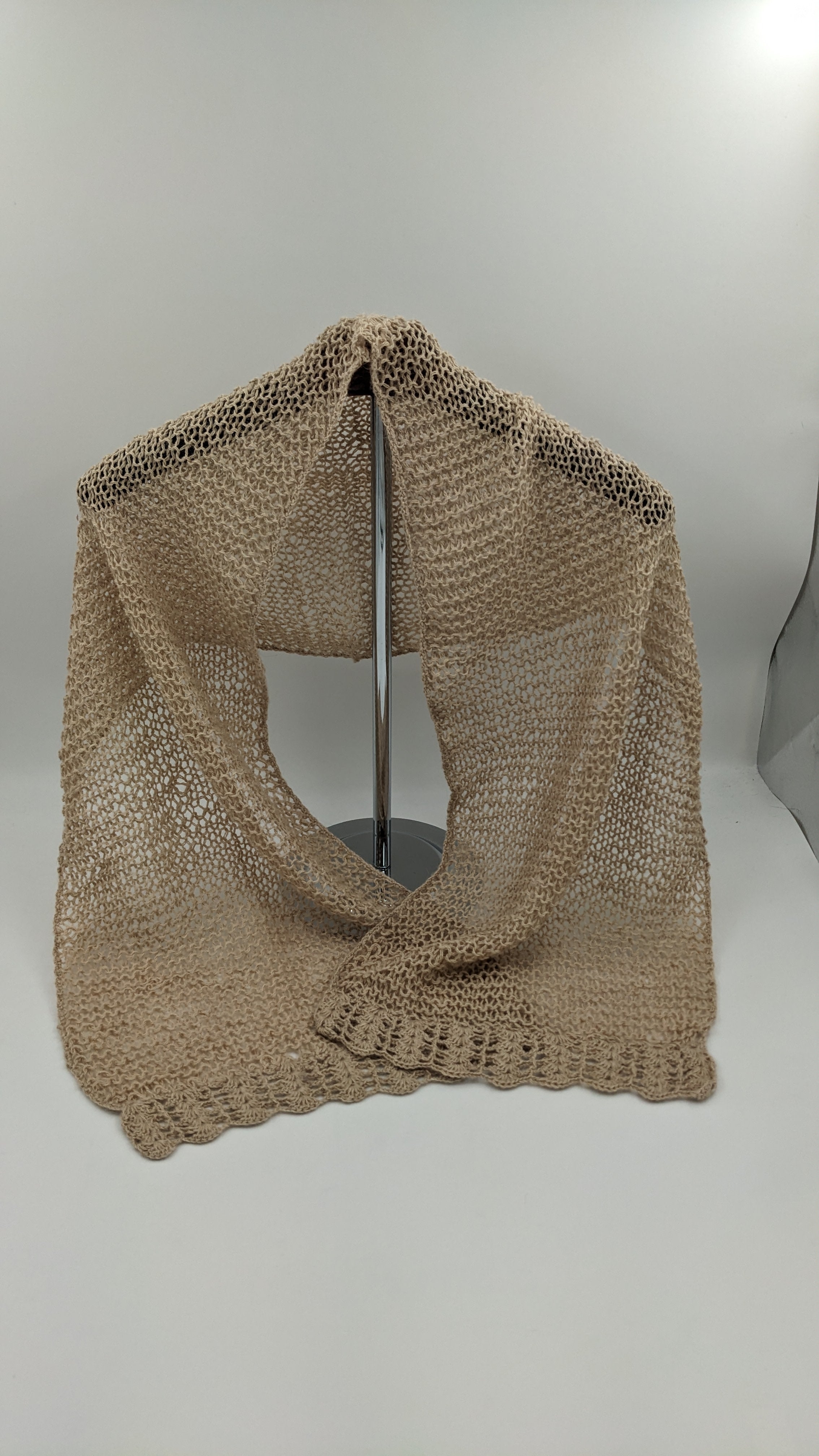 Shawl Open Knit- Baby Alpaca— Studio