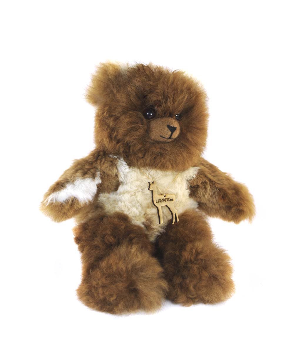 Cuddly Heirloom 11" Alpaca Bear - Lanart Alpaca