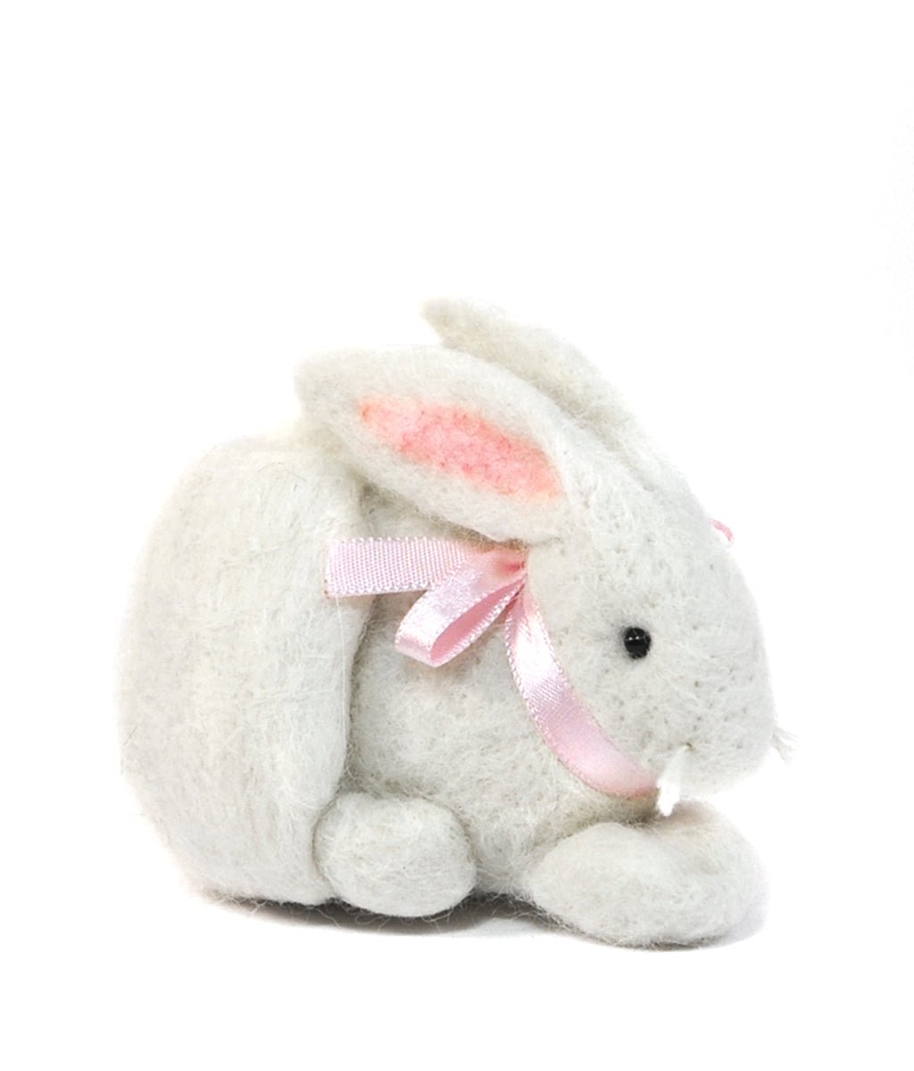 Handmade needle-felted alpaca bunny by Lanart Alpaca