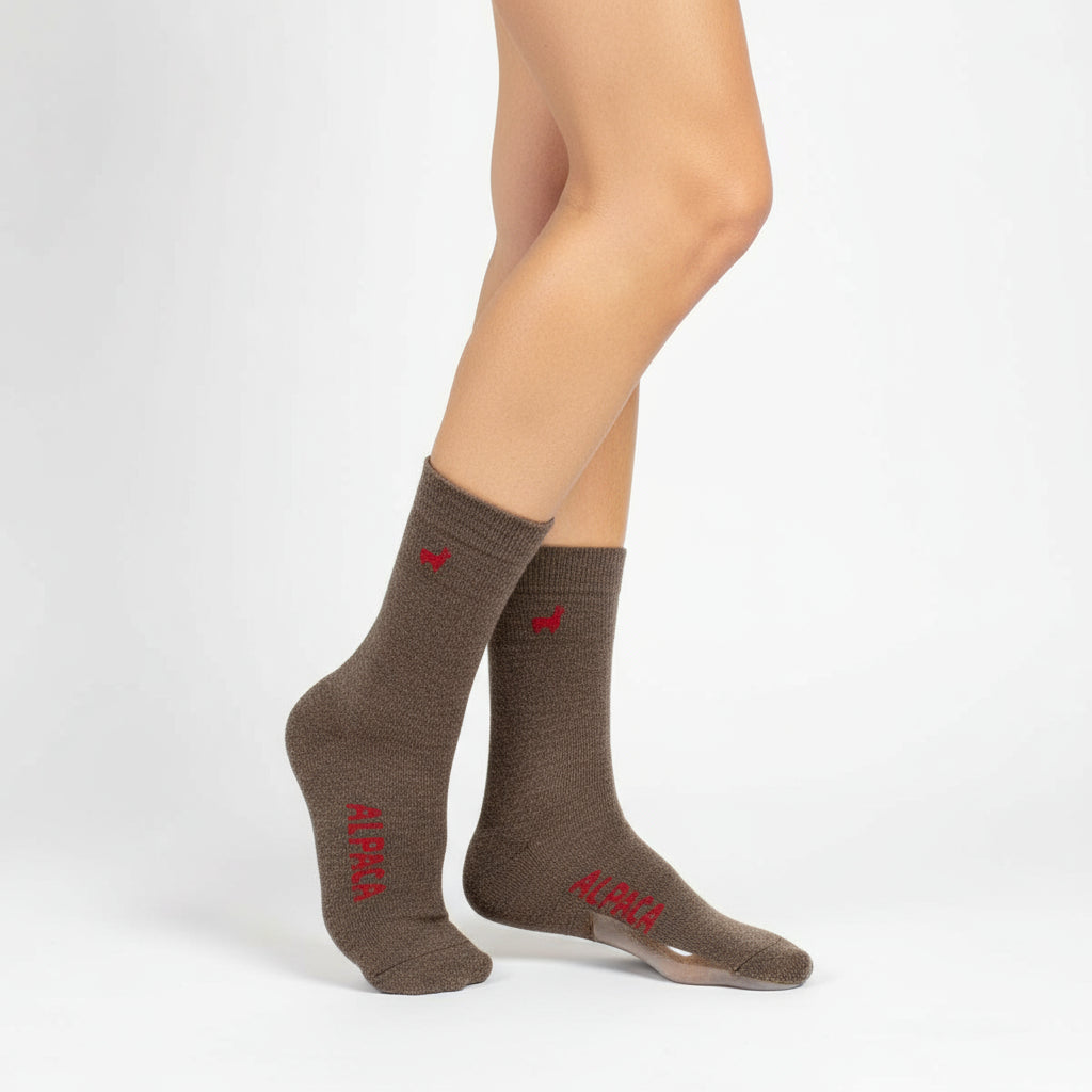 Everest Outdoor Alpaca Socks RoseGray
