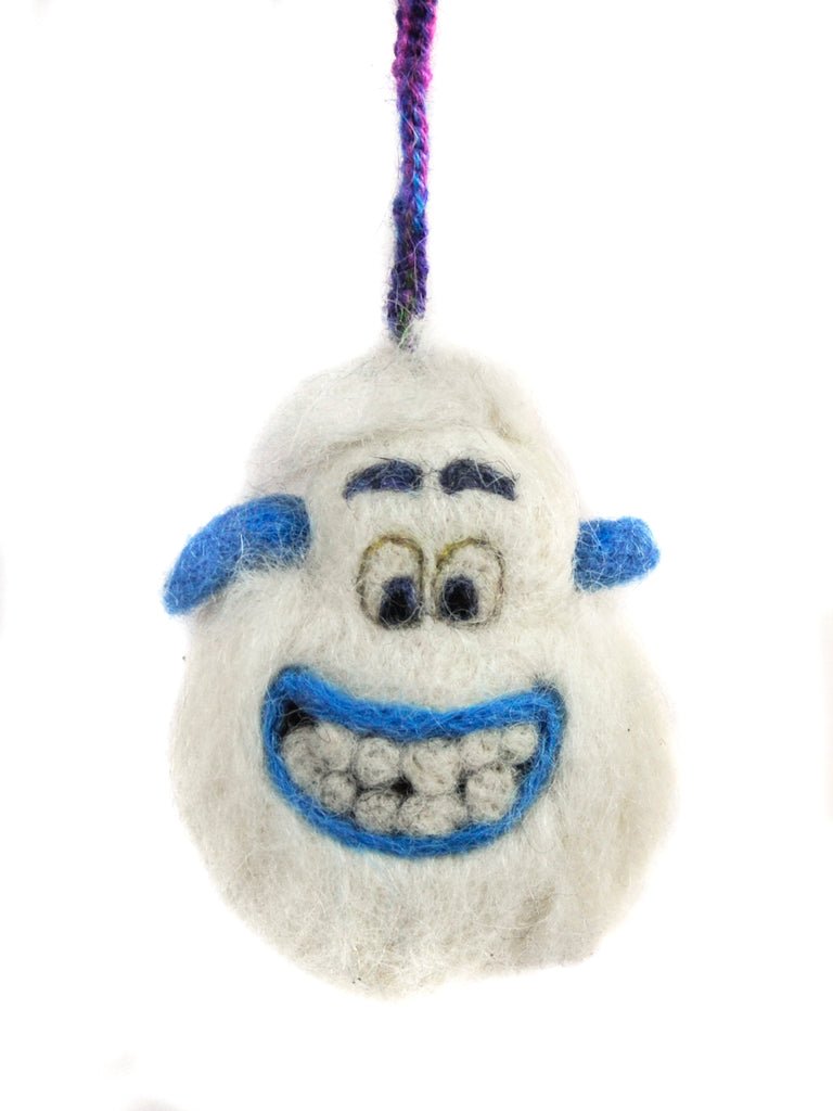 Felt Yeti Bag Charm - Lanart Alpaca