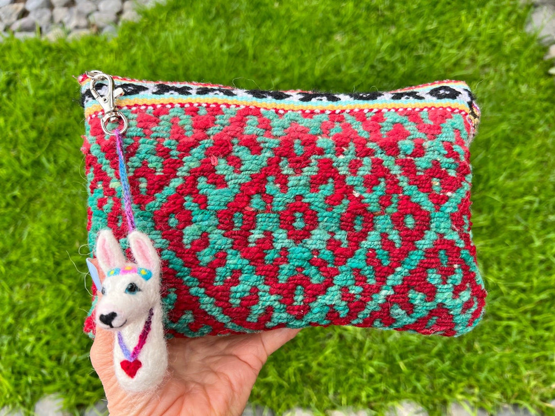 Felt Llama Bag Charm - Lanart Alpaca