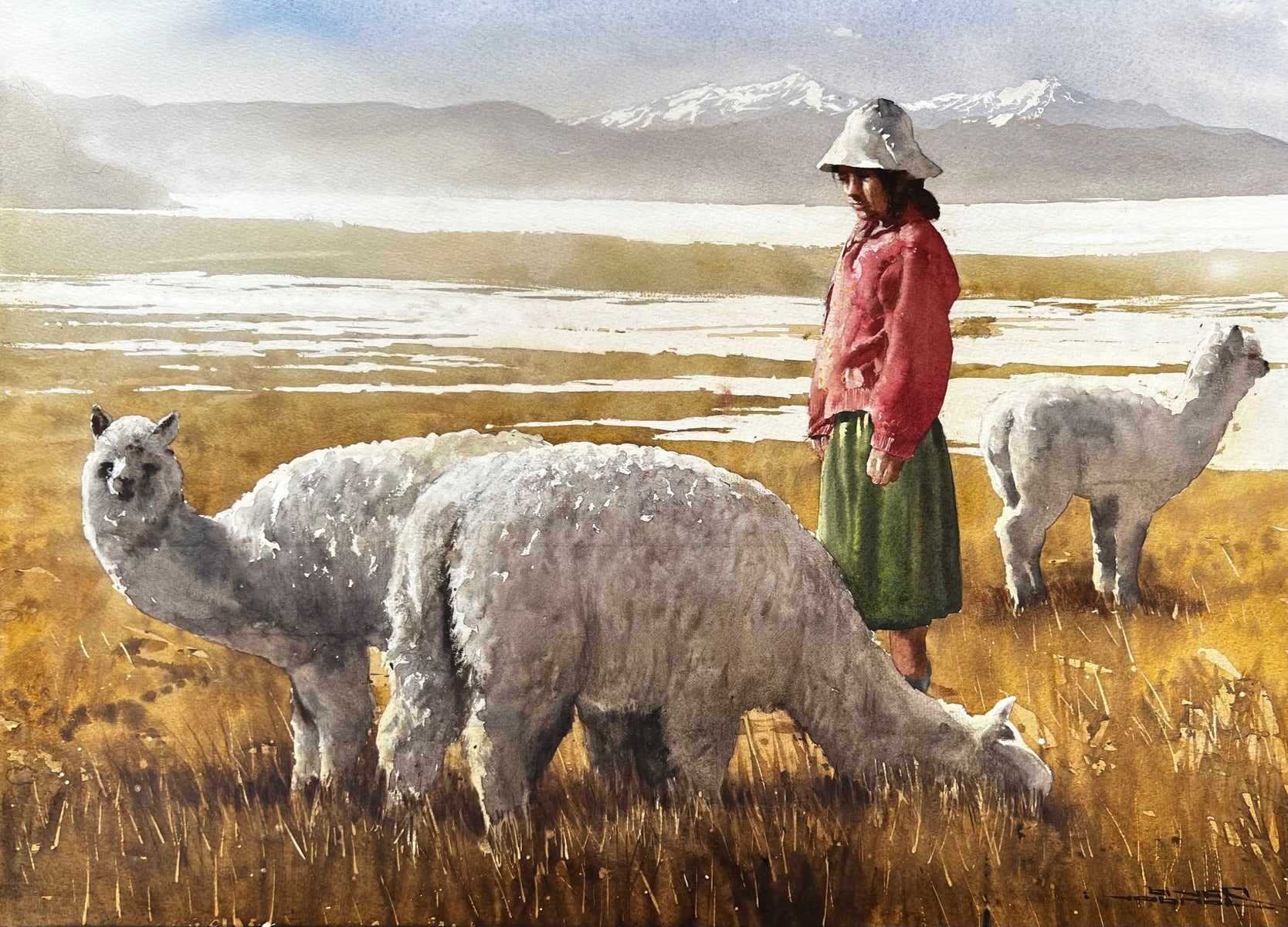 Pastora Painting - Lanart Alpaca