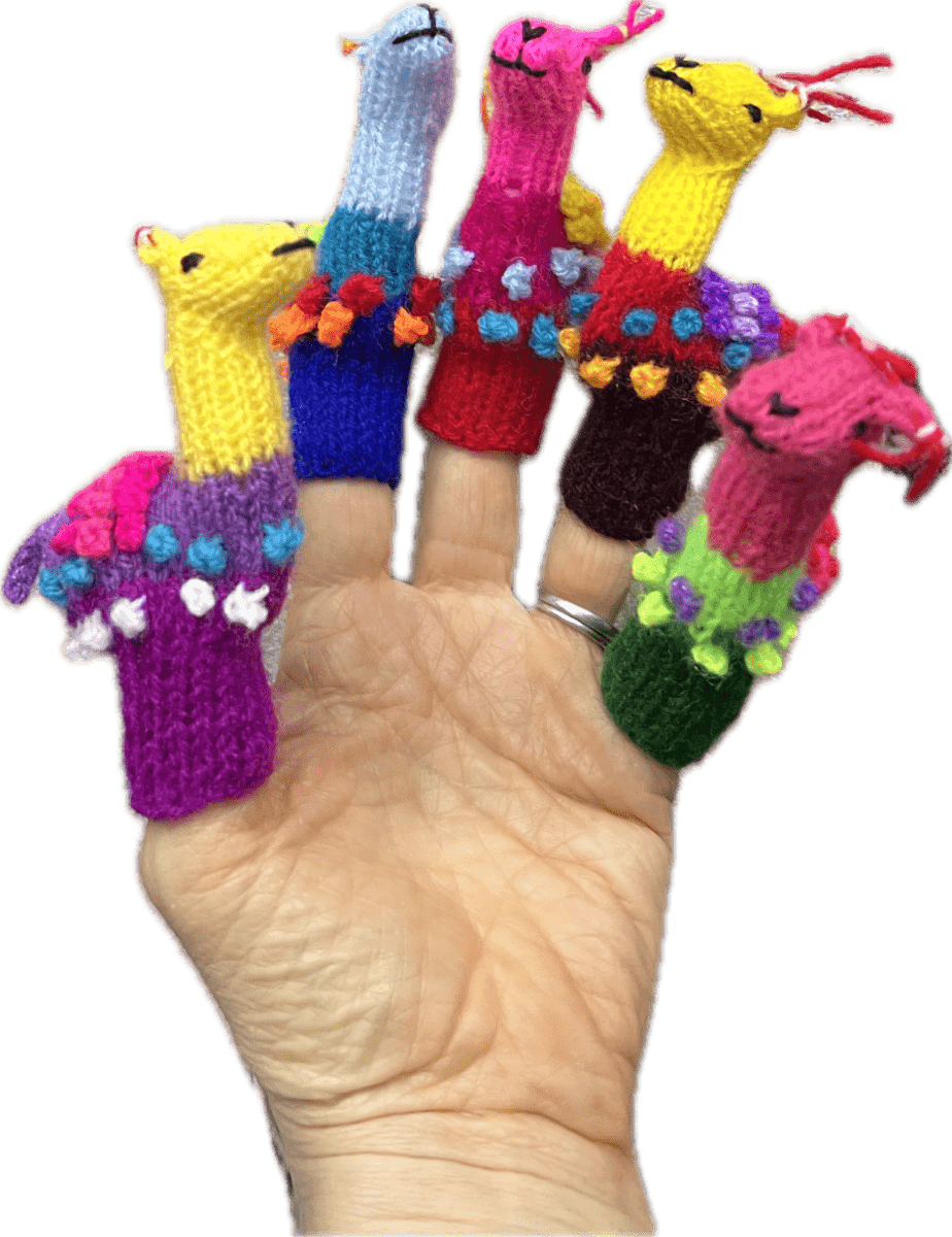 Alpaca Finger Puppets - Lanart Alpaca