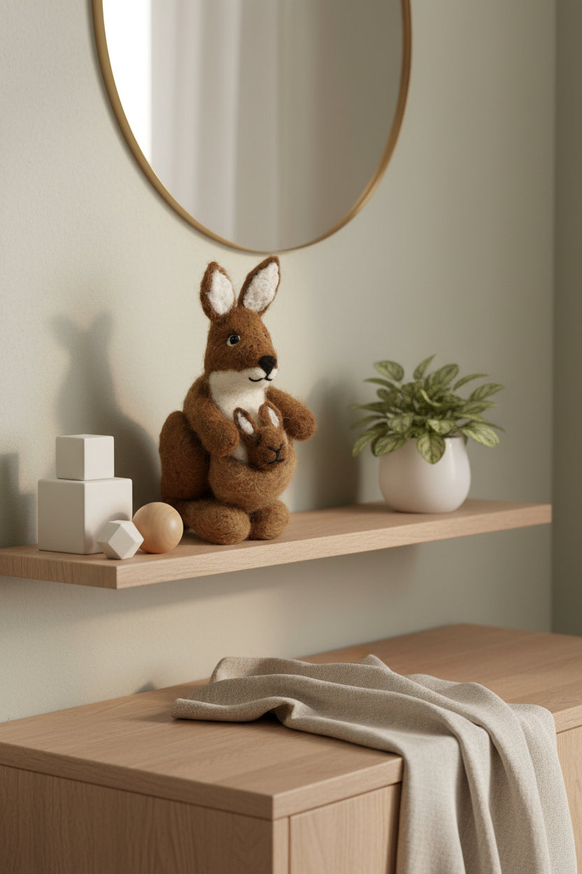 Kangaroo & Joey - Lanart Alpaca