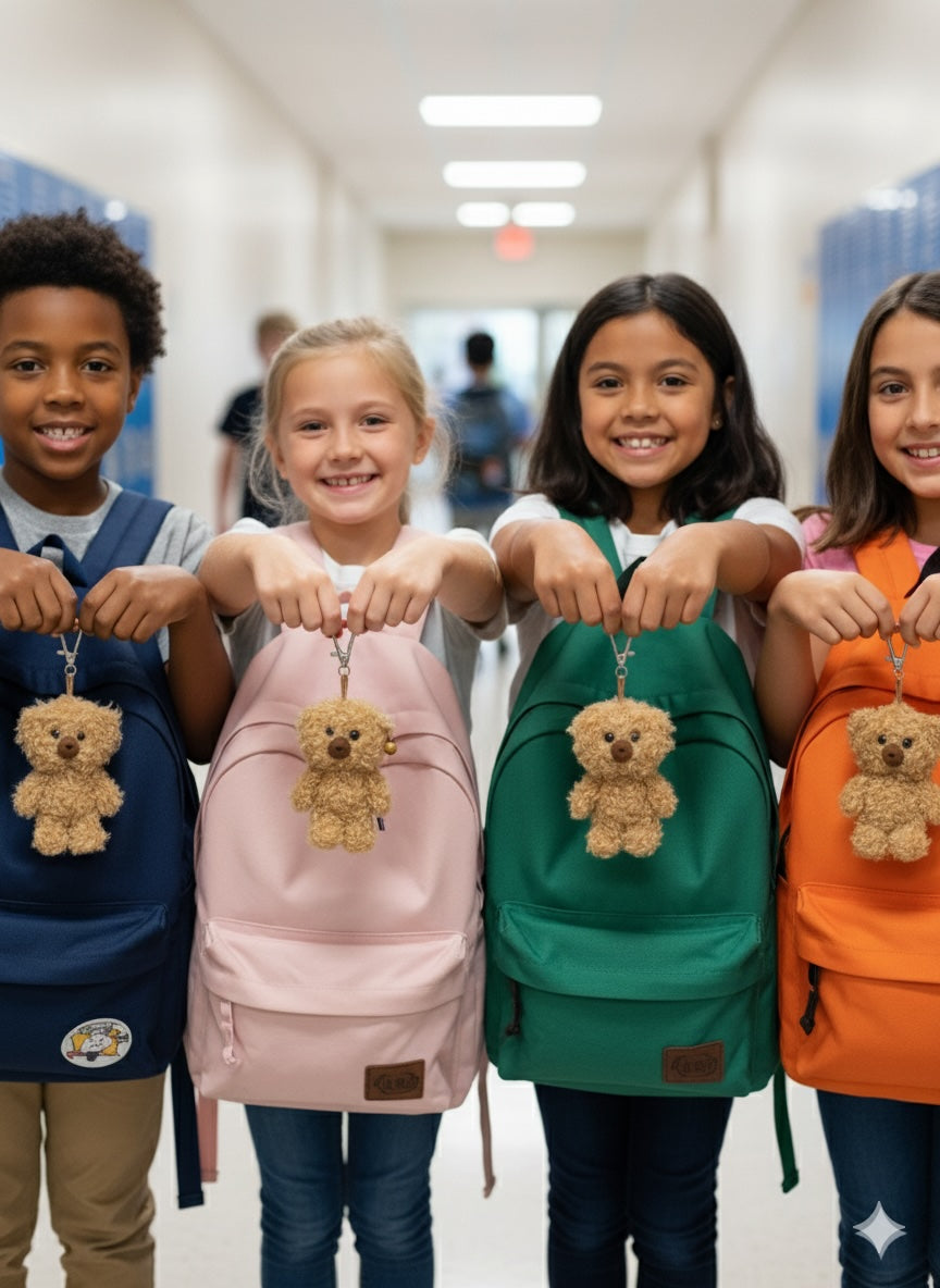 Plush Bear Bag Charm