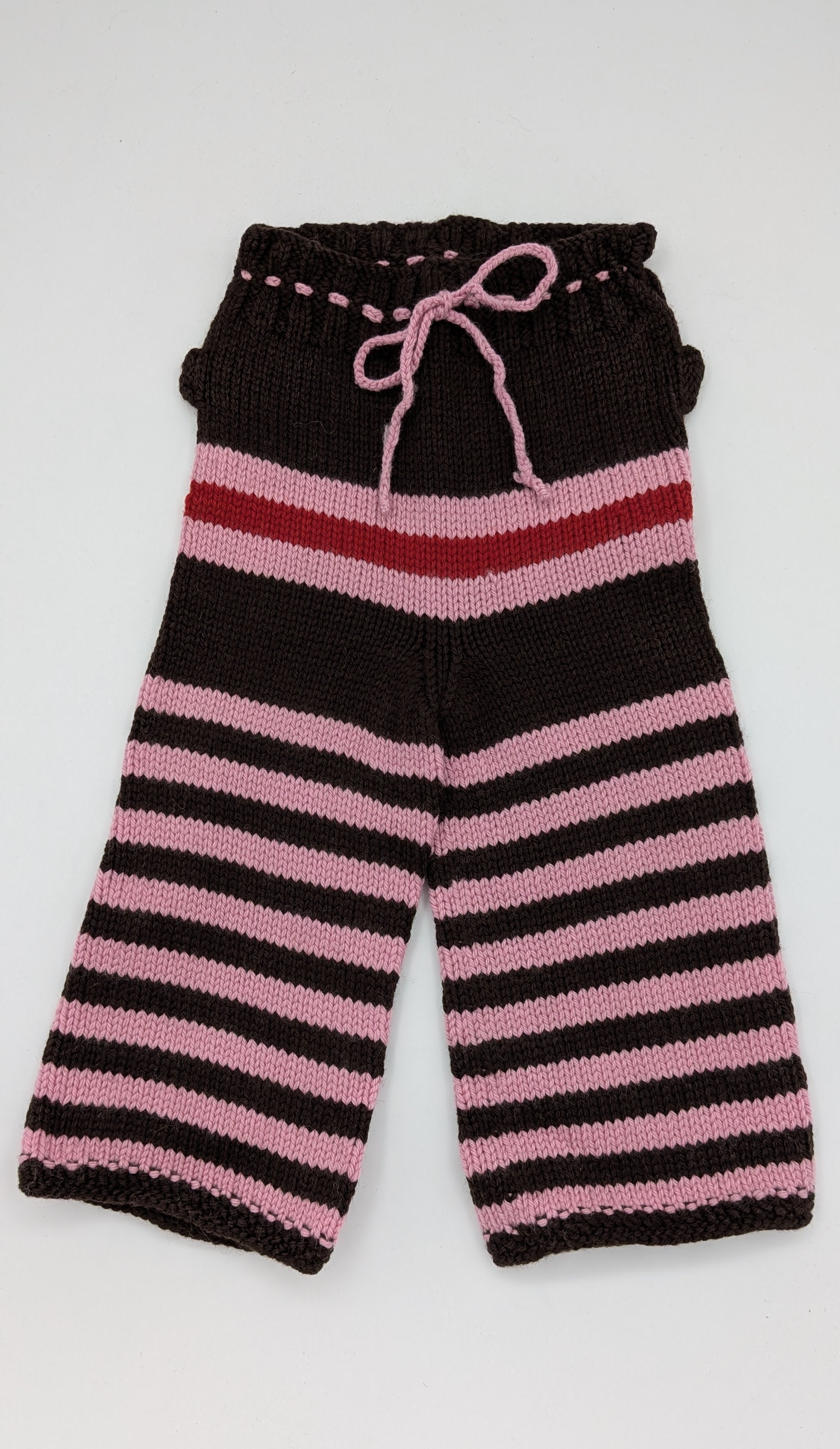 Super cute knit drawstring toddler pants