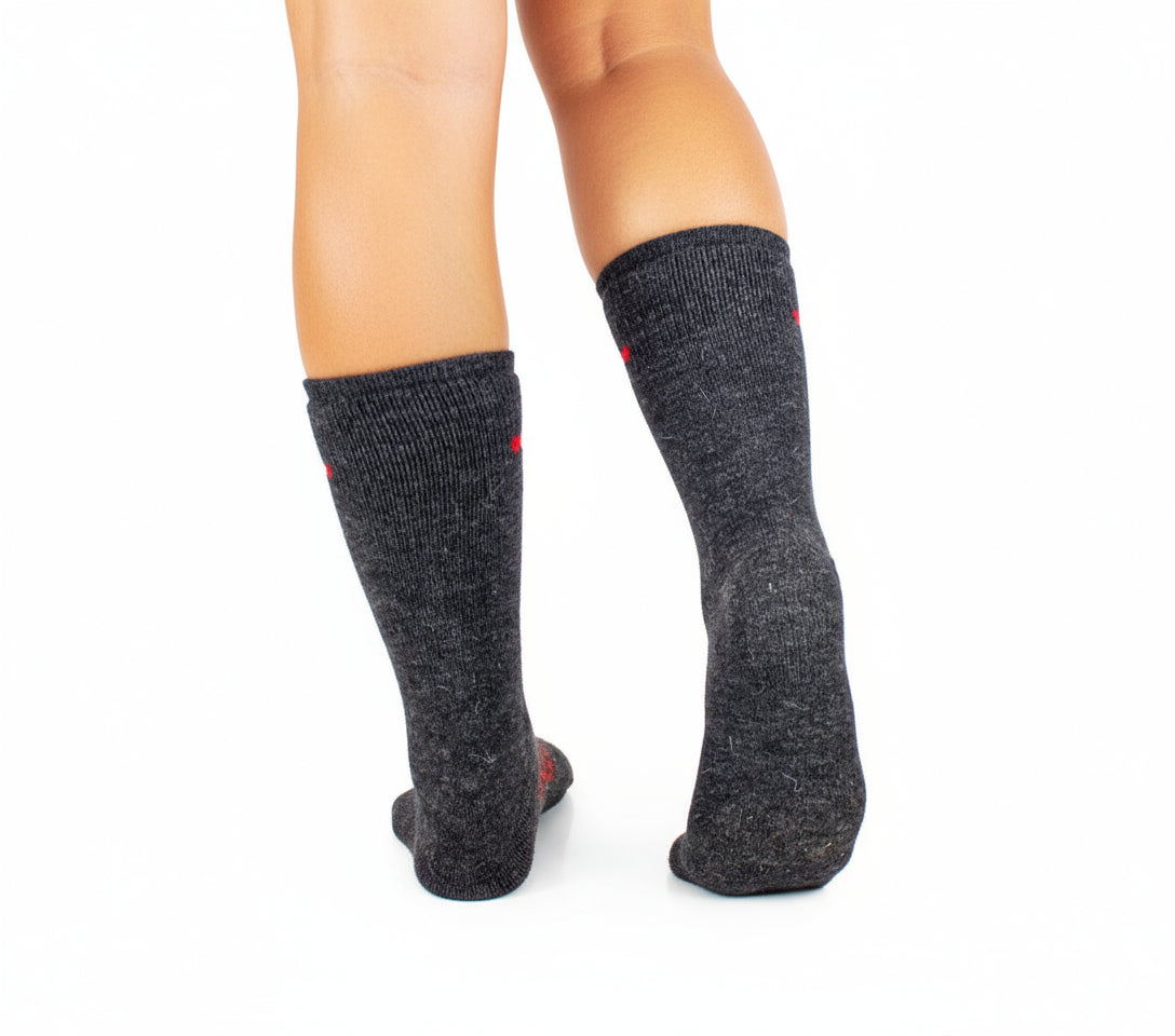 Everest Outdoor Alpaca Socks Charcoal - Lanart Alpaca