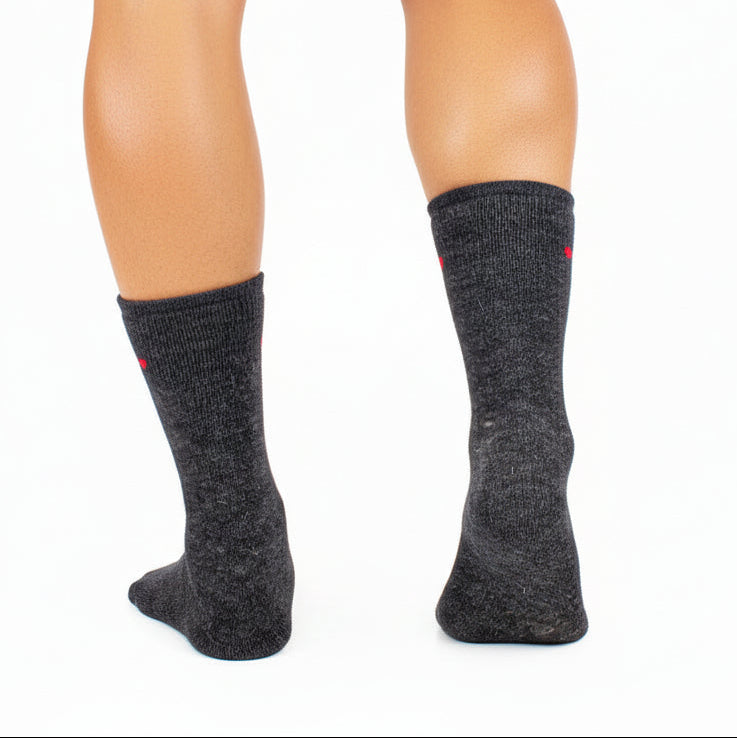 Everest Outdoor Alpaca Socks Charcoal - Lanart Alpaca