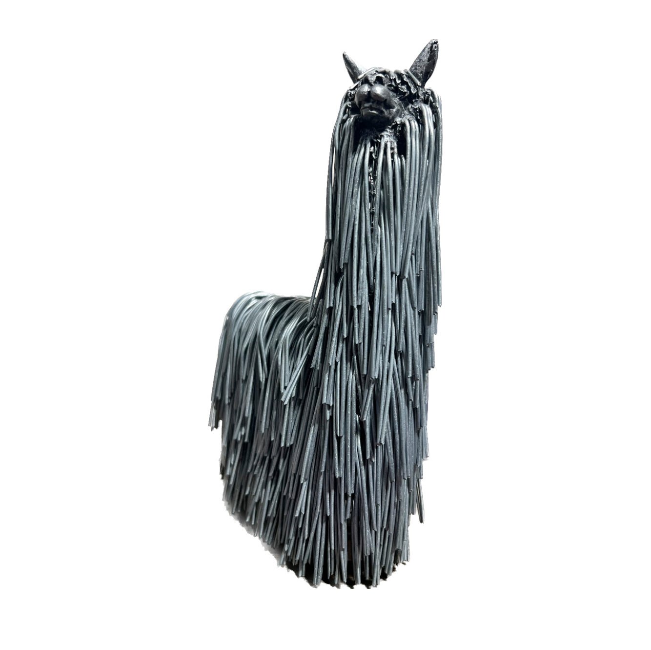 Metalic Șuri Sculpture - Lanart Alpaca