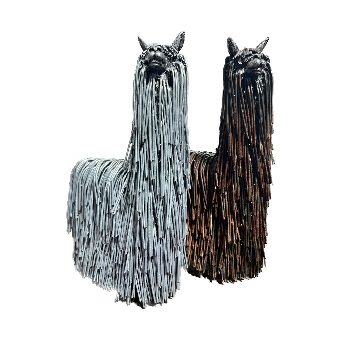 Metalic Șuri Sculpture - Lanart Alpaca