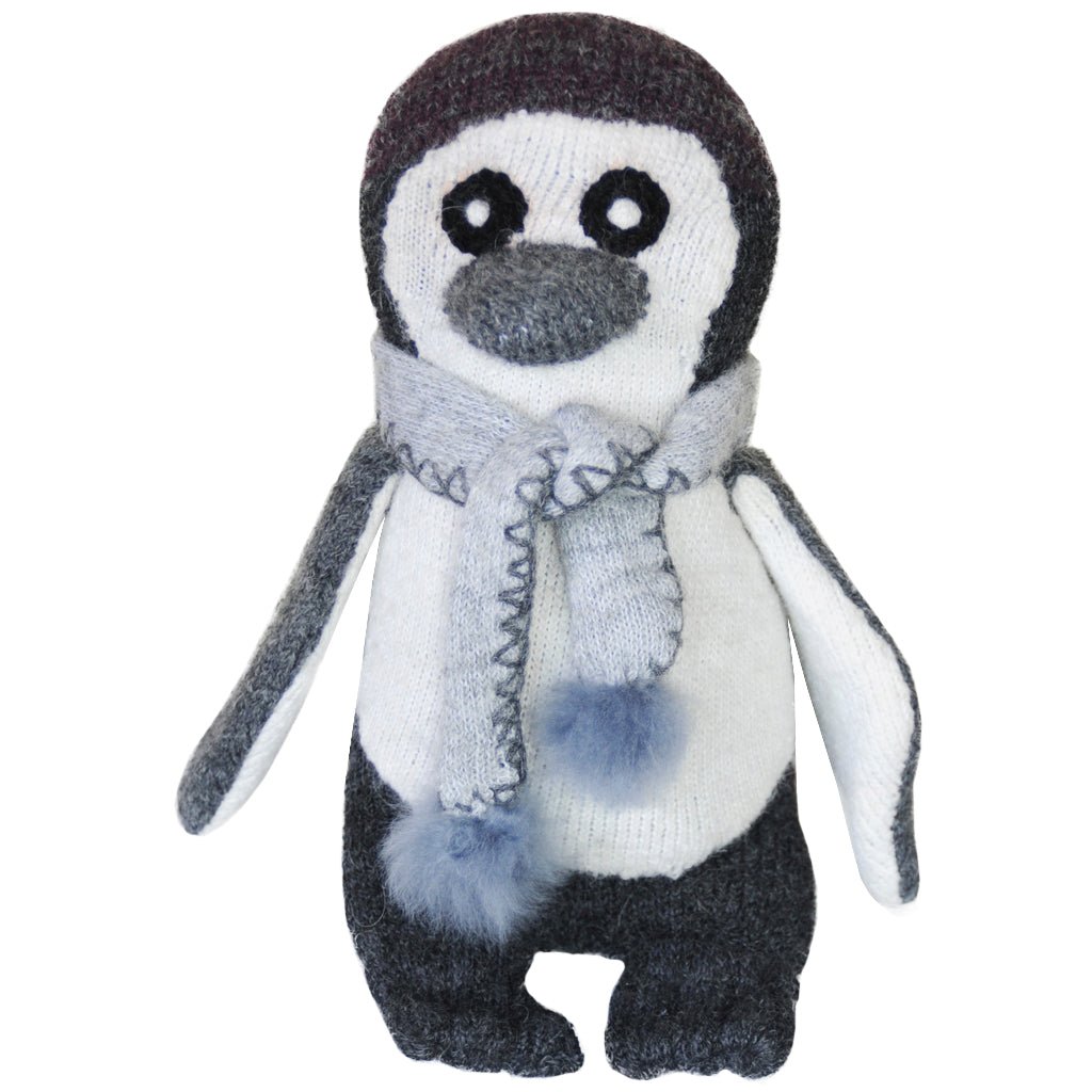 Penguin Sock with Scarf - Lanart Alpaca