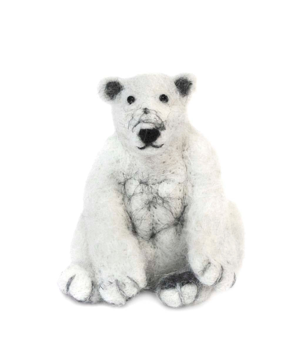 Polar Bear - Sitting - Lanart Alpaca