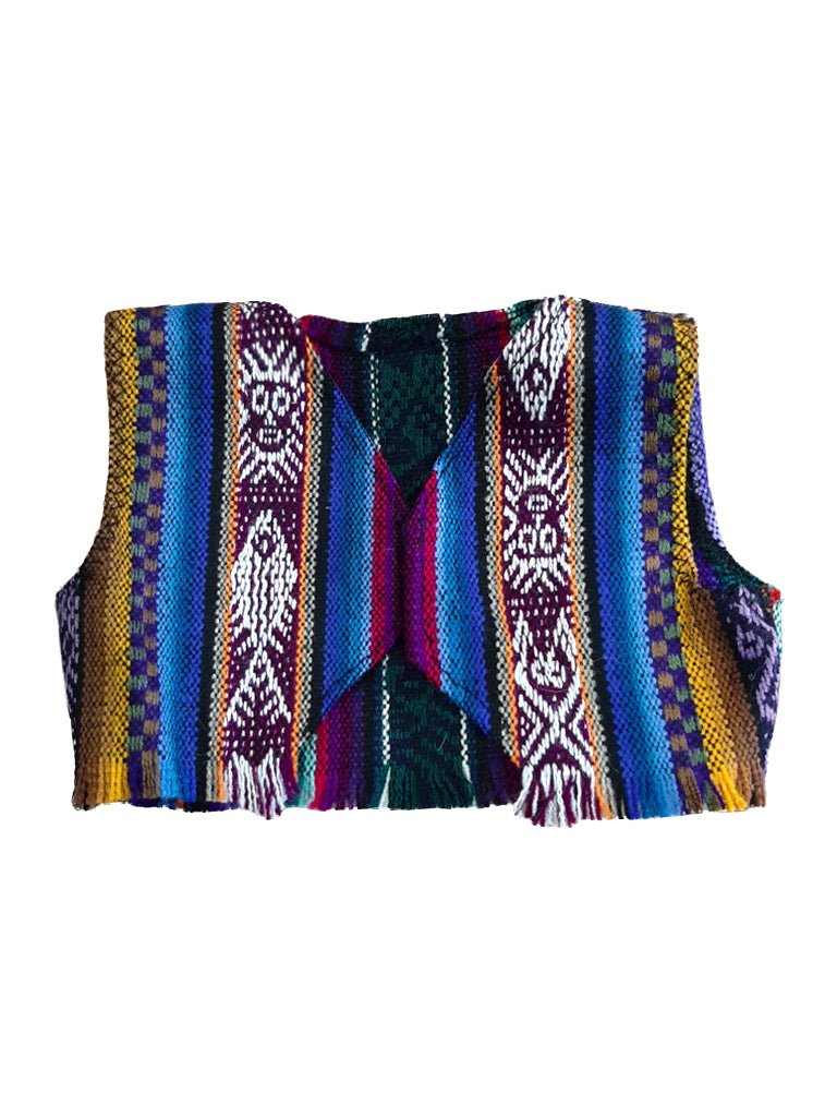 Teddy Bear Ethnic Vest - Lanart Alpaca