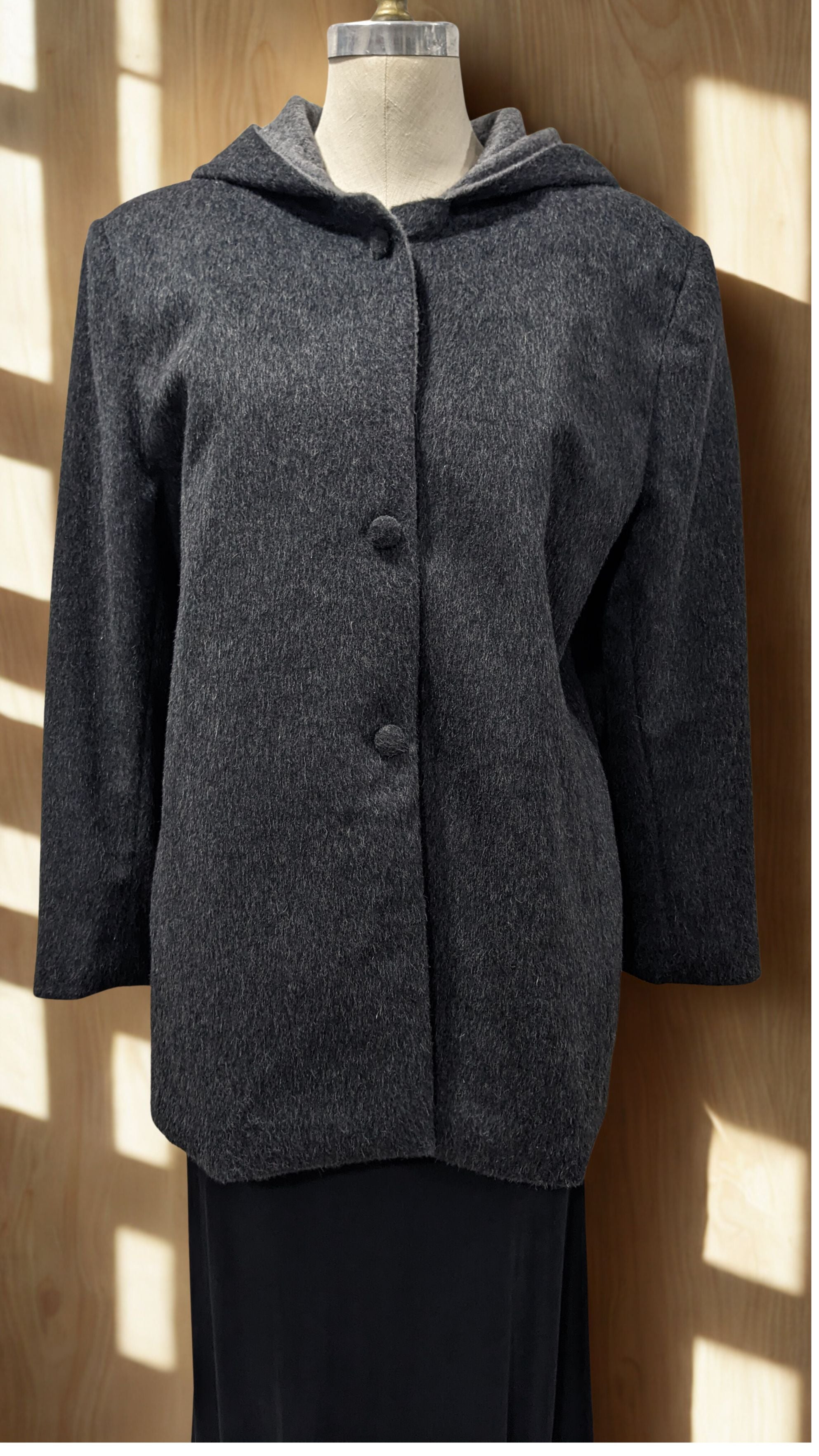 Hooded Two Tone Jacket — Studio