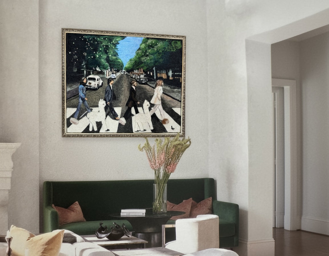 Beatles Abby Road: Felted Portrait