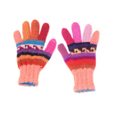 Fiesta Reversible Gloves - Adult - Lanart Alpaca