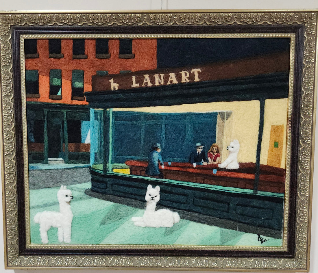 Nighthawks: Alpaca Portrait