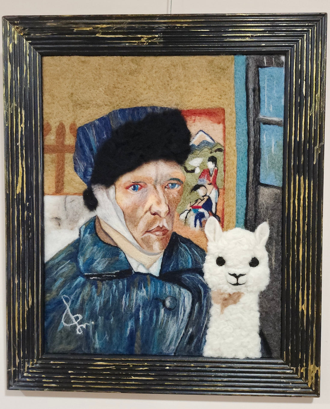 Van Gogh Alpaca: Self Portrait