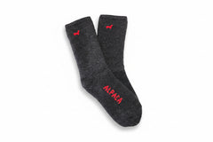 Rugged Alpaca Socks-Charcoal