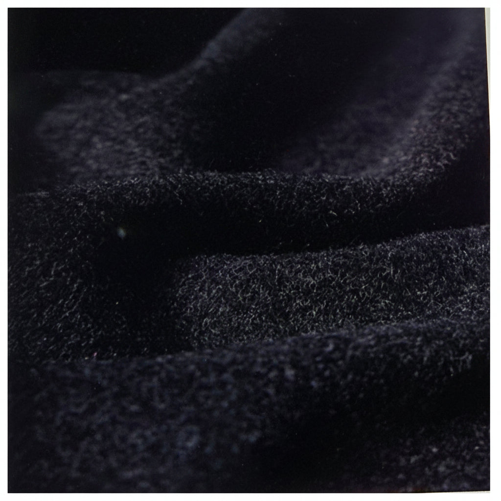 Close-up of dark textured fabric