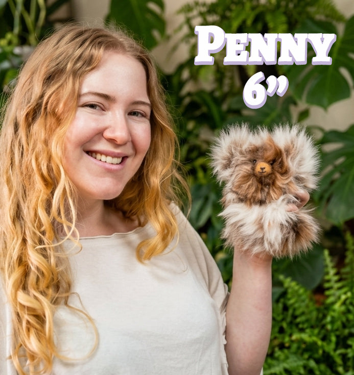 Penny Heirloom 6" Alpaca Bear