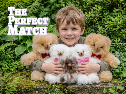 Cuddly Heirloom 11" Alpaca Bear