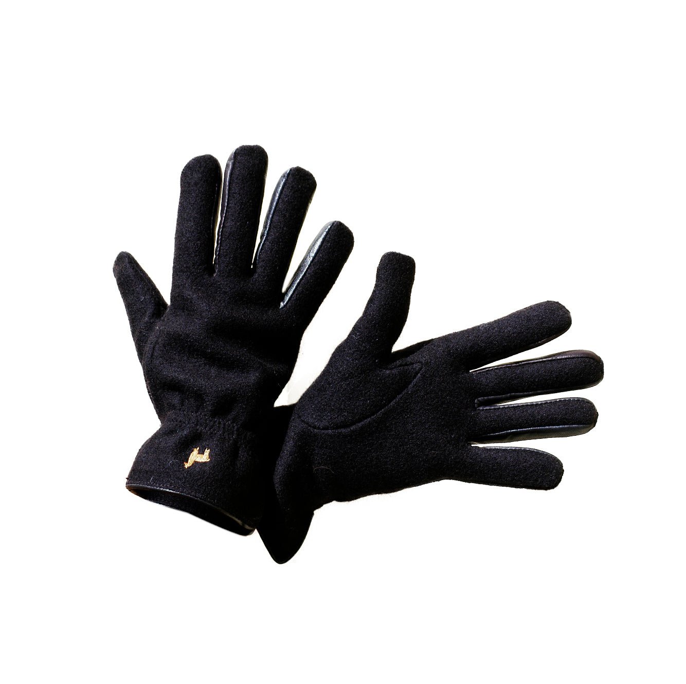Felted Dress Gloves - Black - Medium Felted Dress Gloves - Black - Medium