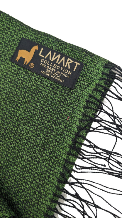 Green &amp; Black Shawl