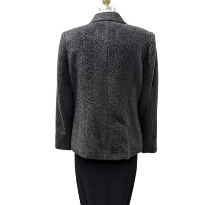 Three Button Classic Blazer: Charcoal — Studio