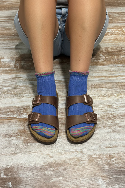 Retro Ribbed Anklet