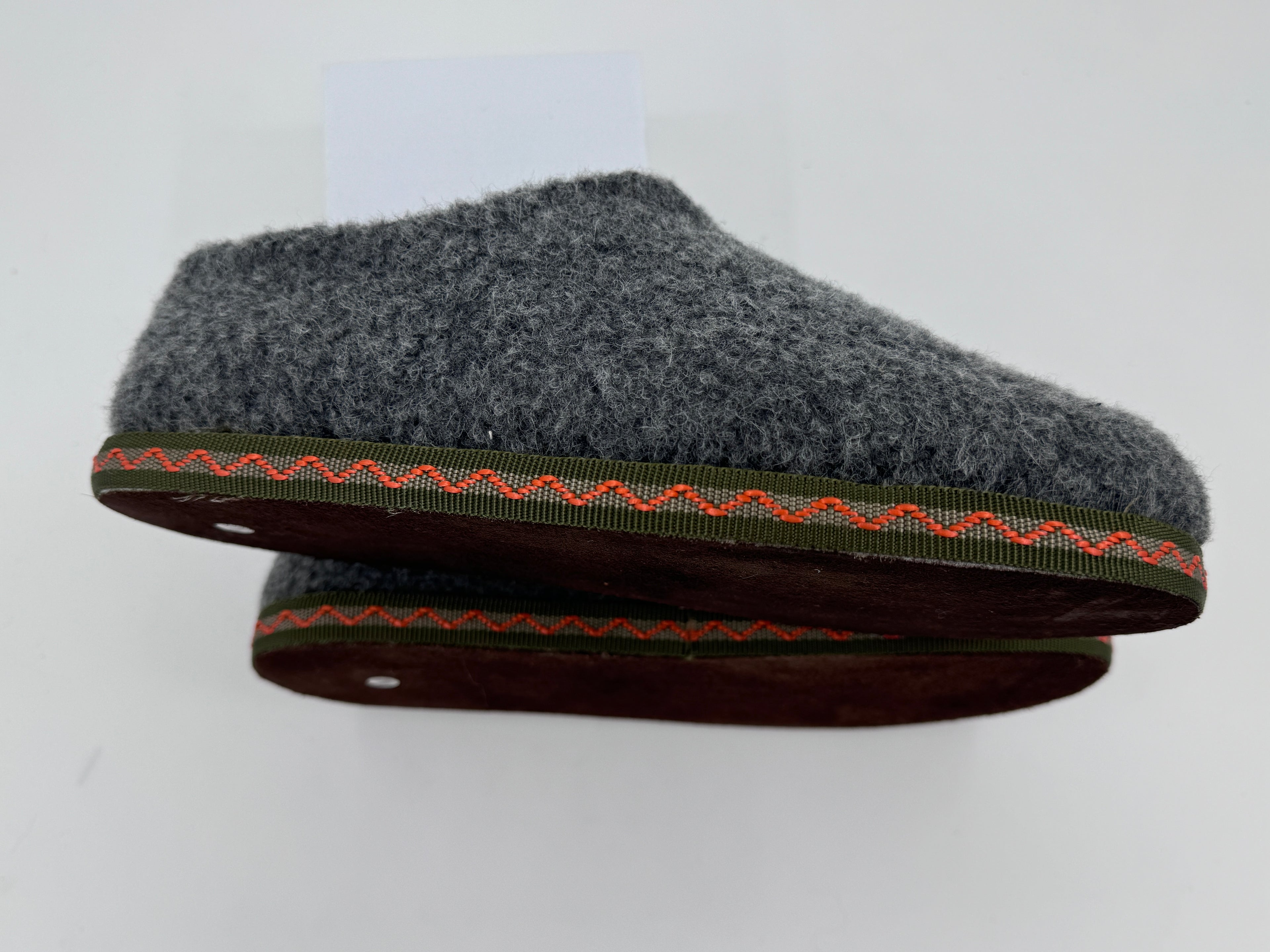 Boucle Slippers - Charcoal