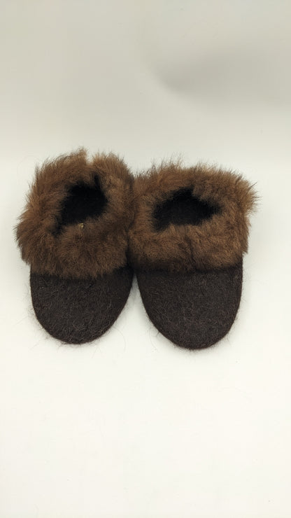 Fur Trim Slippers — Studio